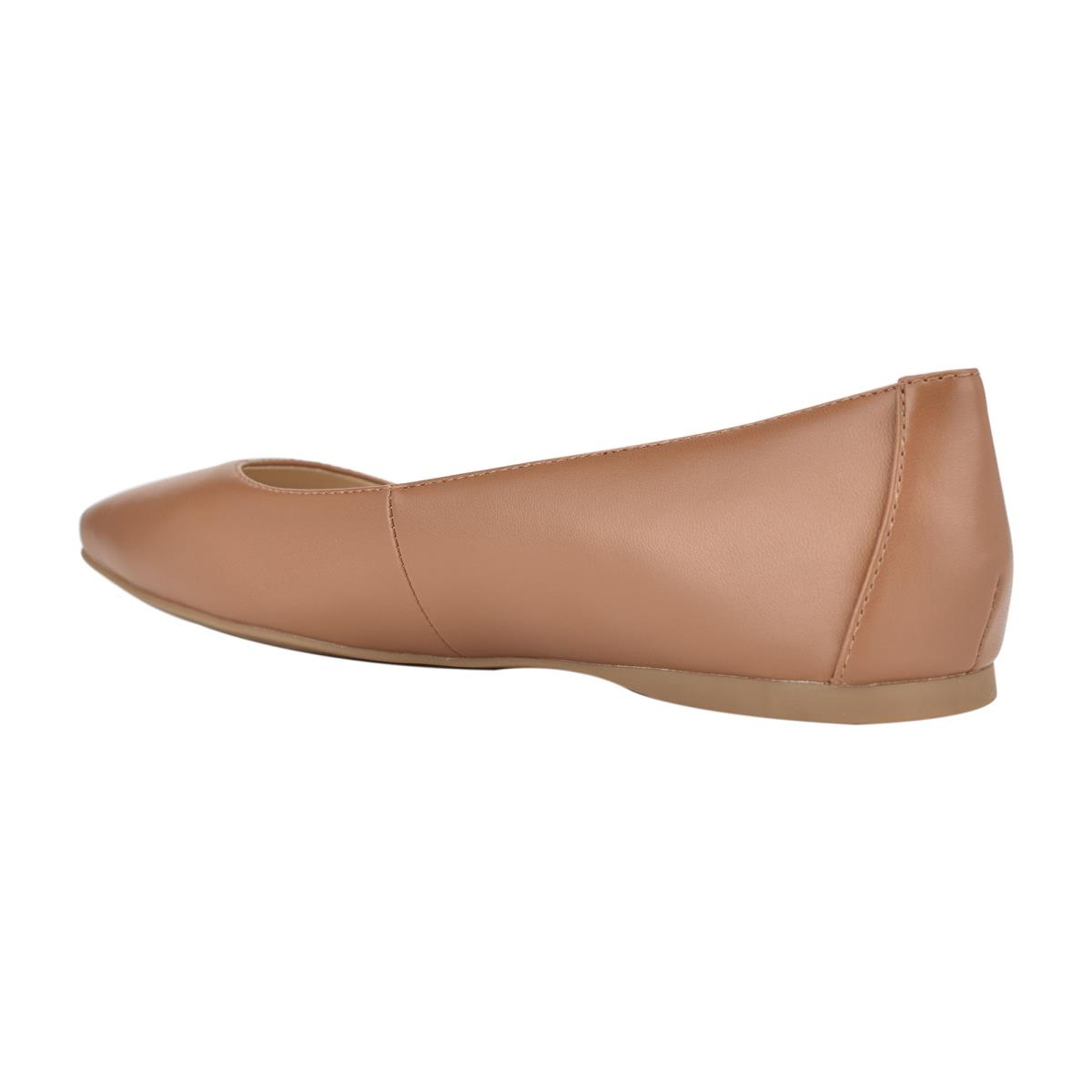 Dámské Baleríny Nine West Alena Square-Špicí Skin Color | 3614IHENY