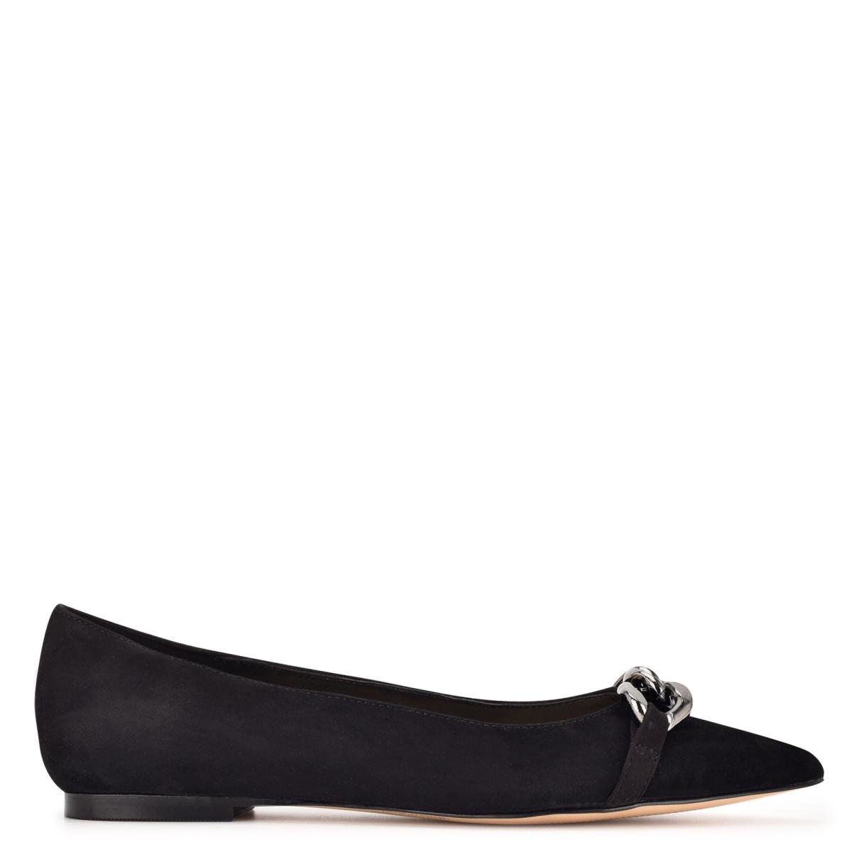 Dámské Baleríny Nine West Brinks Pointy Špicí Černé | 2483WIRMD