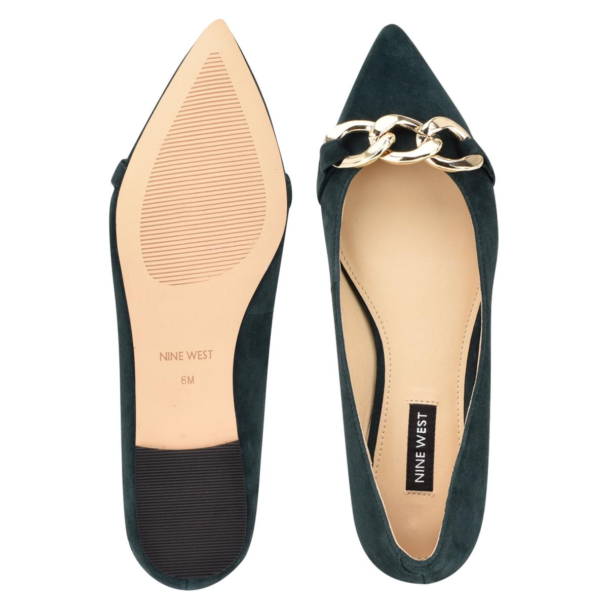 Dámské Baleríny Nine West Brinks Pointy Špicí Blankyt | 3068OJEHK