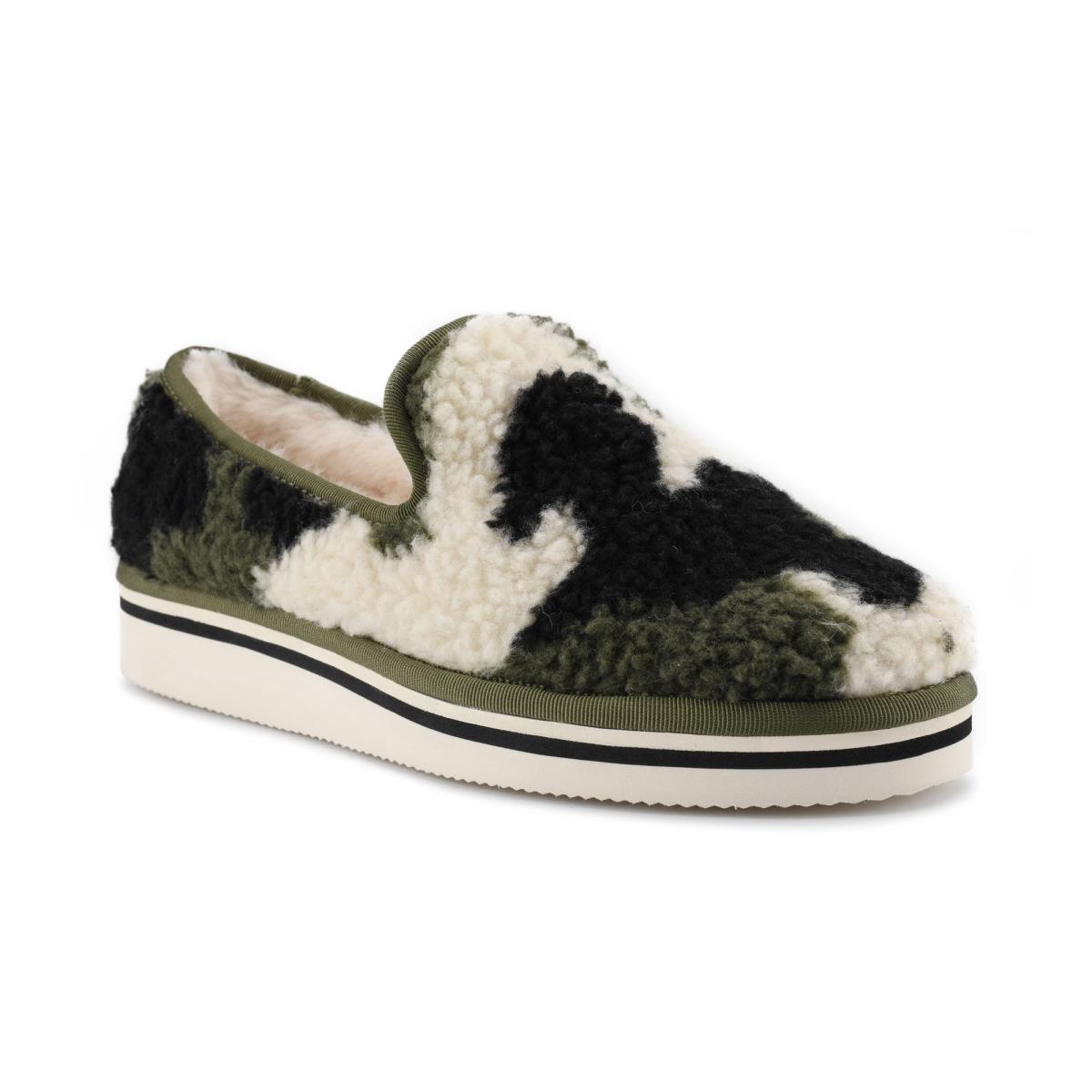 Dámské Baleríny Nine West Laze Cozy Slip On Černé Bílé | 9376OISZN