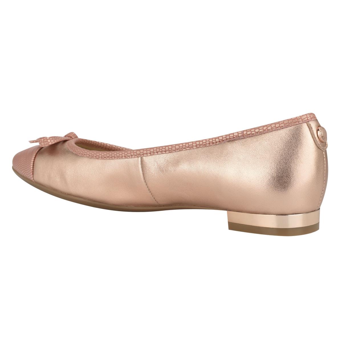 Dámské Baleríny Nine West Olly 9x9 Ballet Růžové | 3826UXLTY