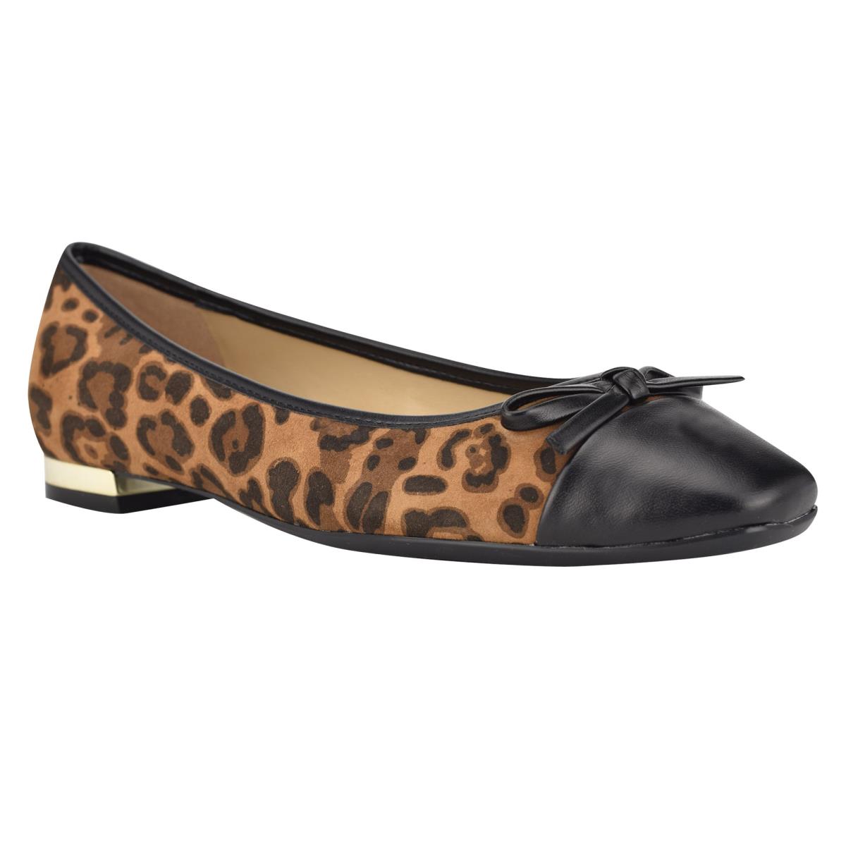 Dámské Baleríny Nine West Olly 9x9 Ballet Leopard | 7218SLGJM