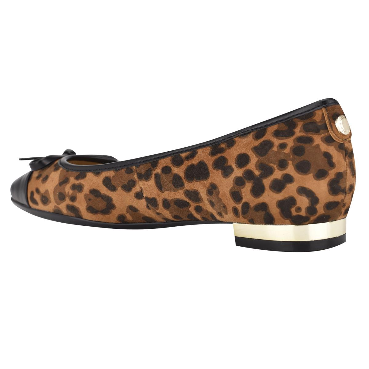 Dámské Baleríny Nine West Olly 9x9 Ballet Leopard | 7218SLGJM