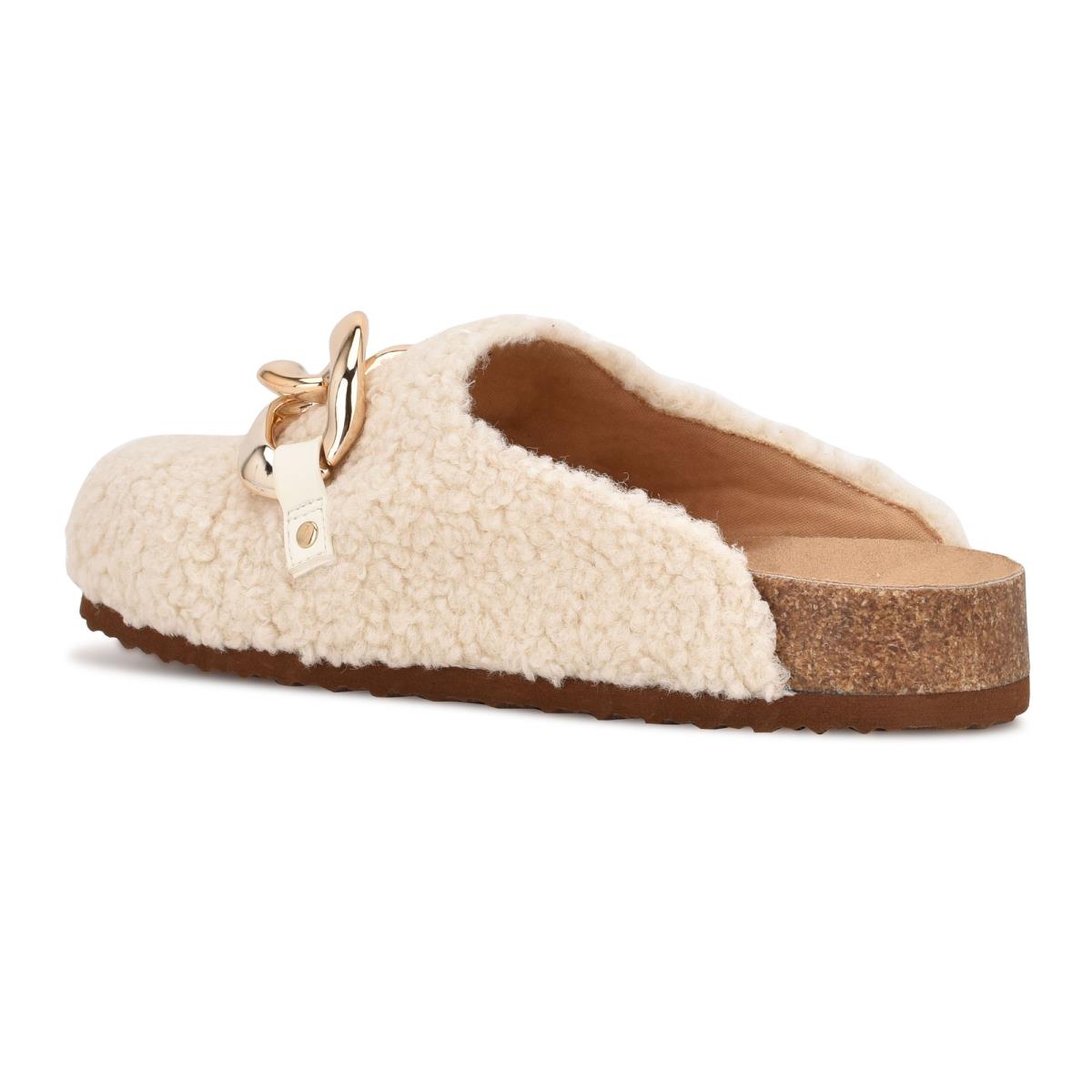 Dámské Boty Mules Nine West Everyth Cozy Krém | 6584XICAQ