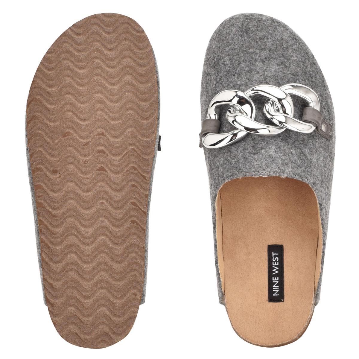 Dámské Boty Mules Nine West Everyth Cozy Šedé | 8743LTXIQ