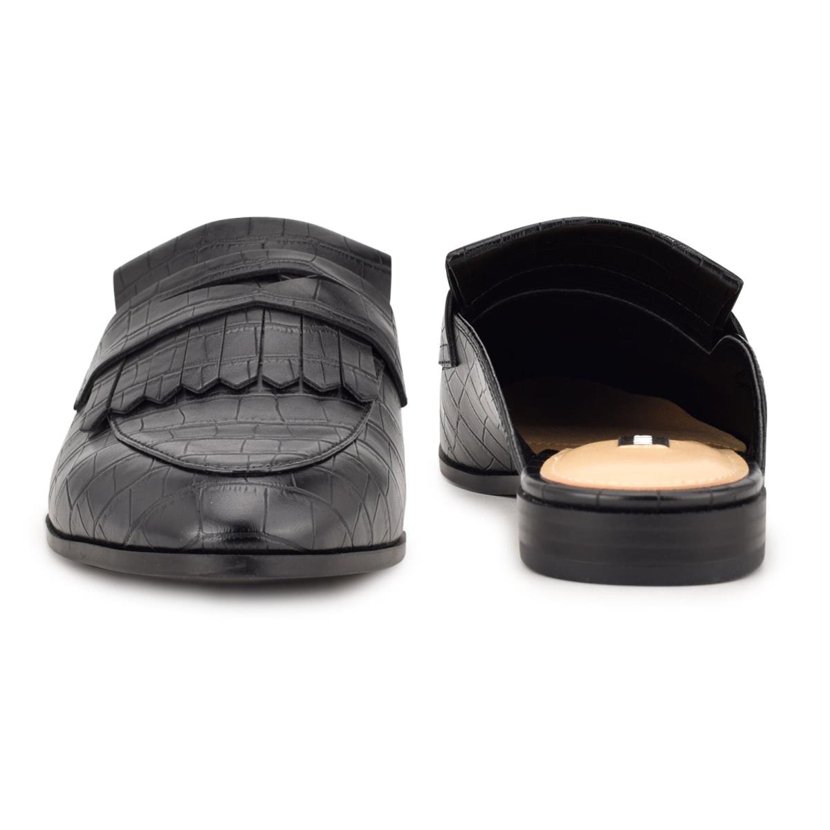 Dámské Boty Mules Nine West Kilts Černé | 4715BHZQW