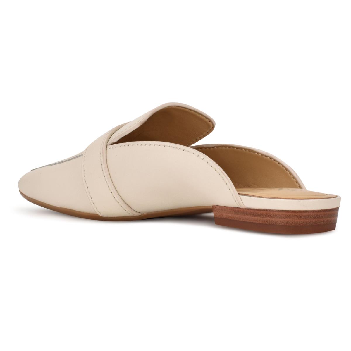 Dámské Boty Mules Nine West Neat 9x9 Loafer Krém | 0693TPIKO