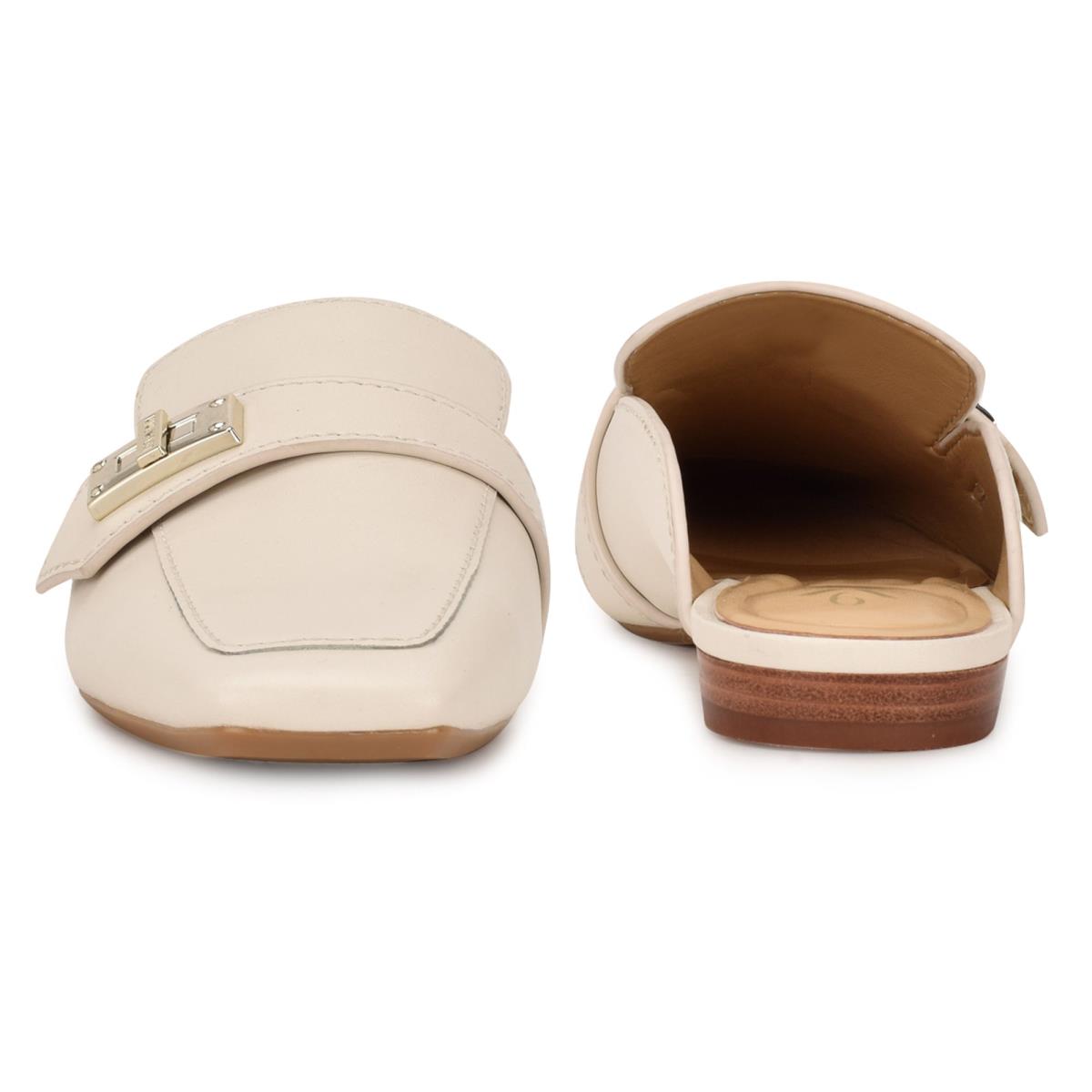 Dámské Boty Mules Nine West Neat 9x9 Loafer Krém | 0693TPIKO