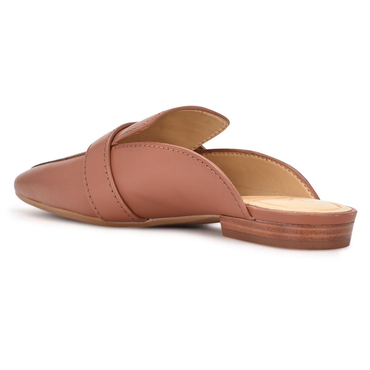 Dámské Boty Mules Nine West Neat 9x9 Loafer Káva | 3265PVSHT