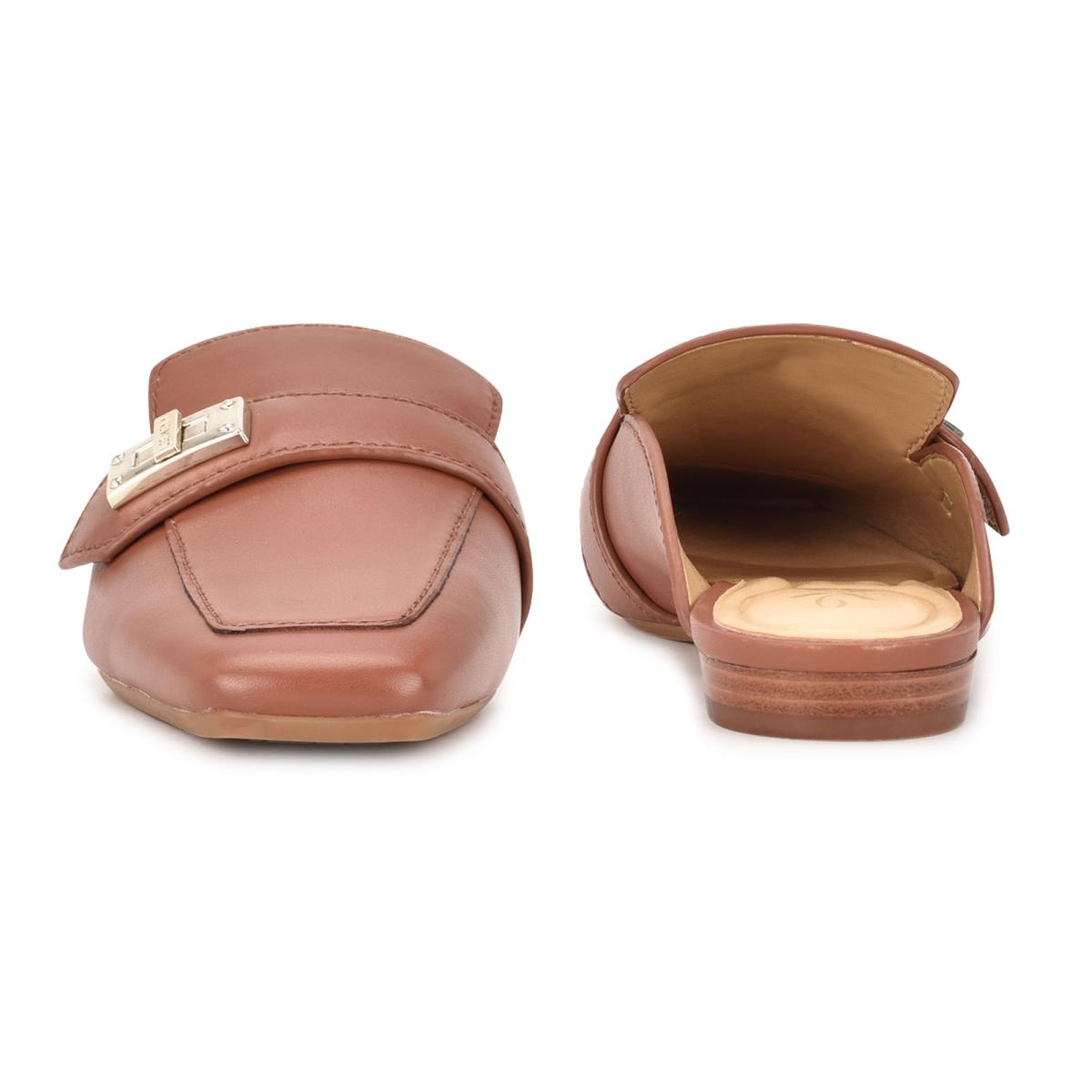 Dámské Boty Mules Nine West Neat 9x9 Loafer Káva | 3265PVSHT