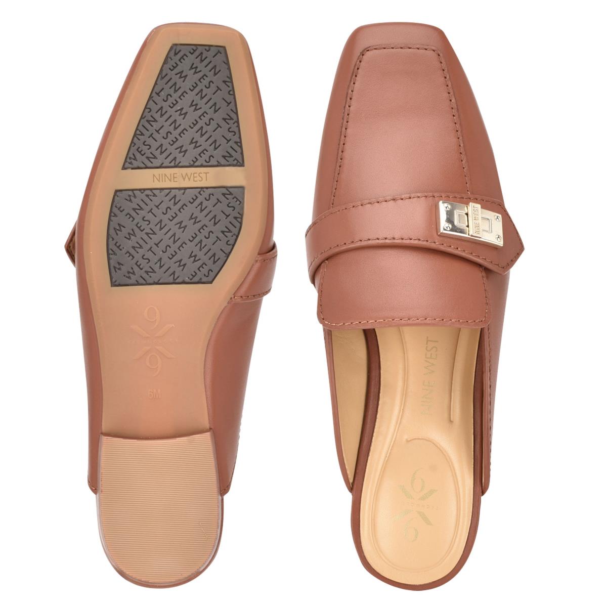 Dámské Boty Mules Nine West Neat 9x9 Loafer Káva | 3265PVSHT