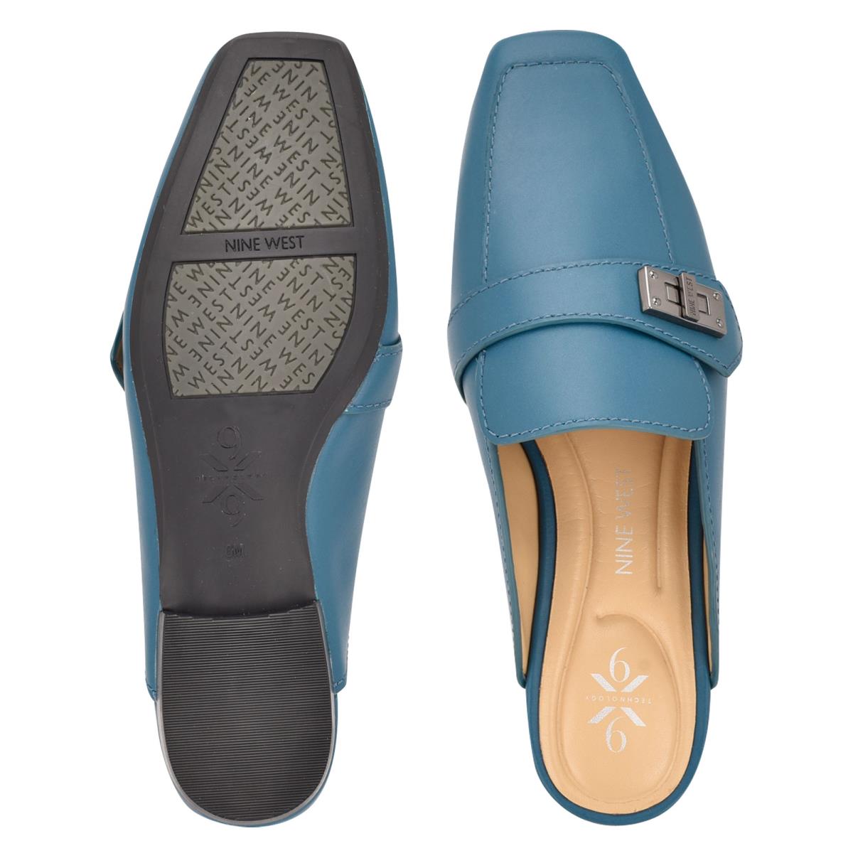 Dámské Boty Mules Nine West Neat 9x9 Loafer Tyrkysové | 9024ZXRHC