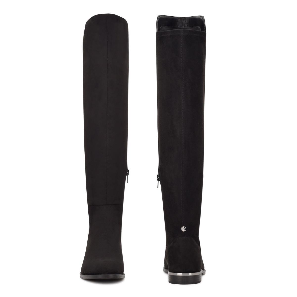 Dámské Boty Nine West Allair Over the Knee Černé | 8045YWZGM