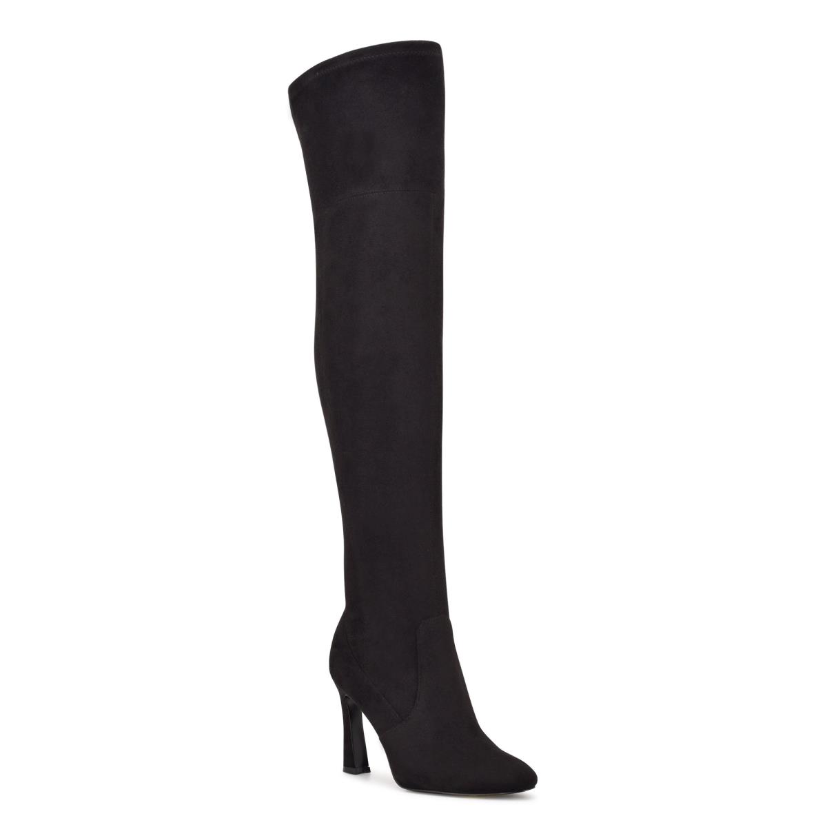 Dámské Boty Nine West Sizzle Over The Knee Heel Černé | 4281ZBOTA