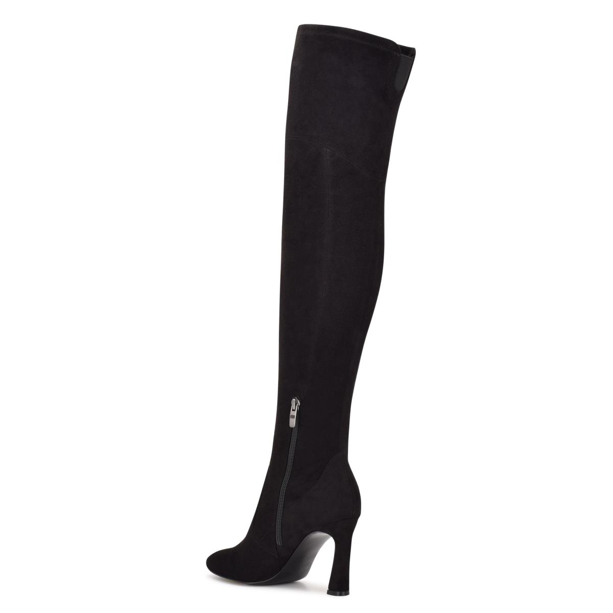 Dámské Boty Nine West Sizzle Over The Knee Heel Černé | 4281ZBOTA