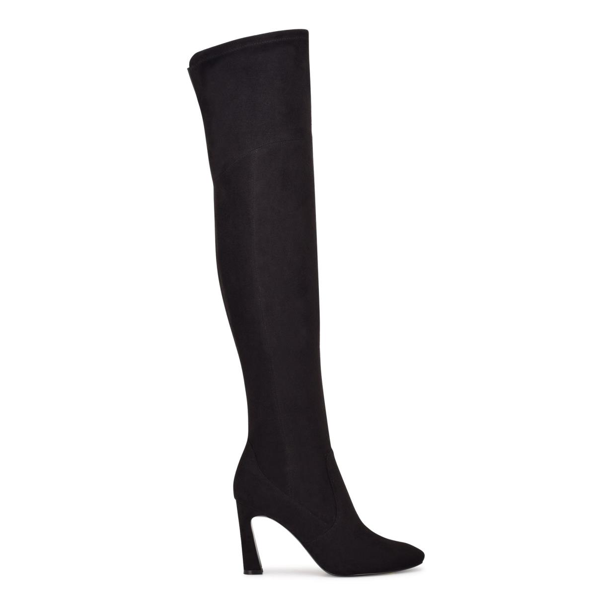 Dámské Boty Nine West Sizzle Over The Knee Heel Černé | 4281ZBOTA