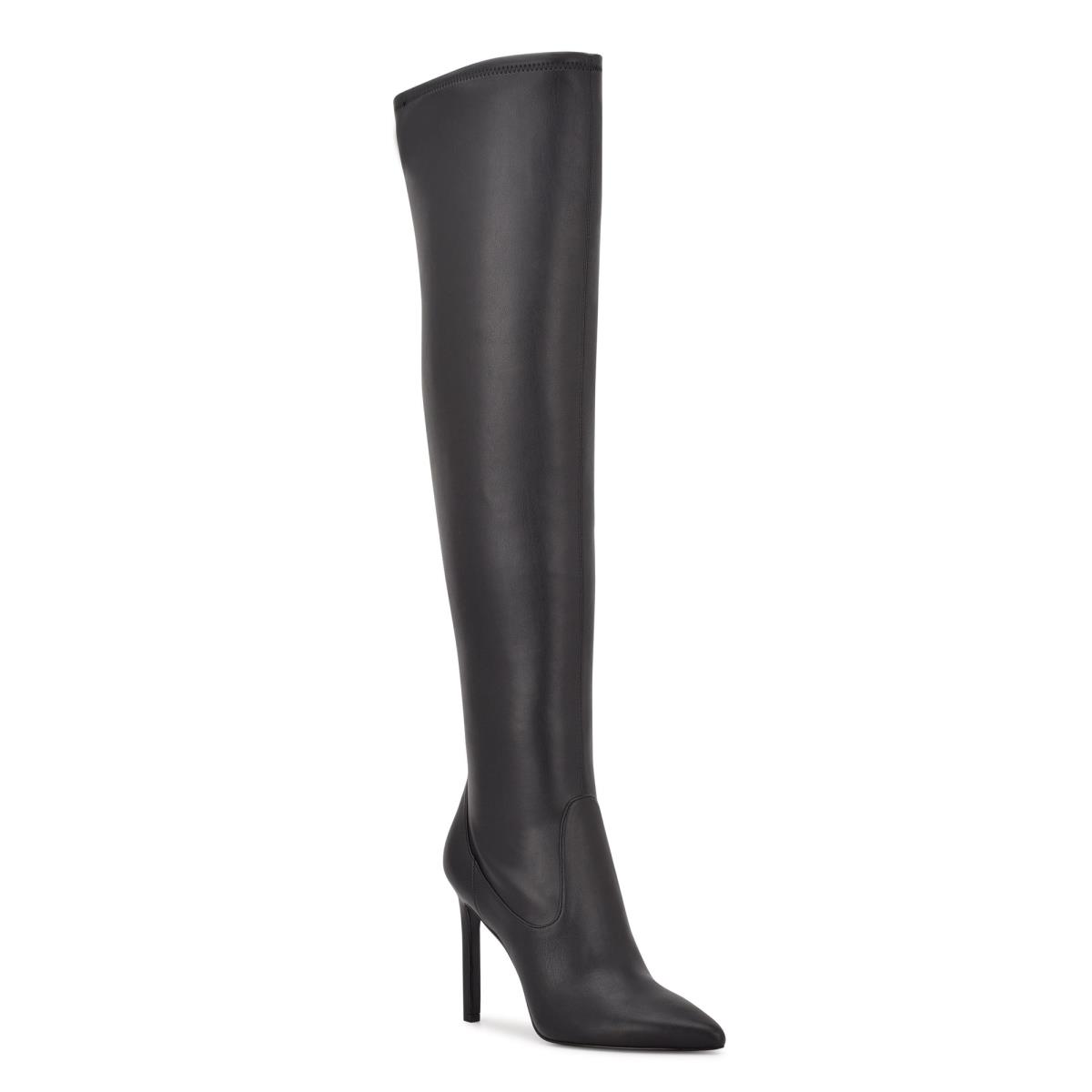 Dámské Boty Nine West Tacy Over The Knee Černé | 4287NMWRT