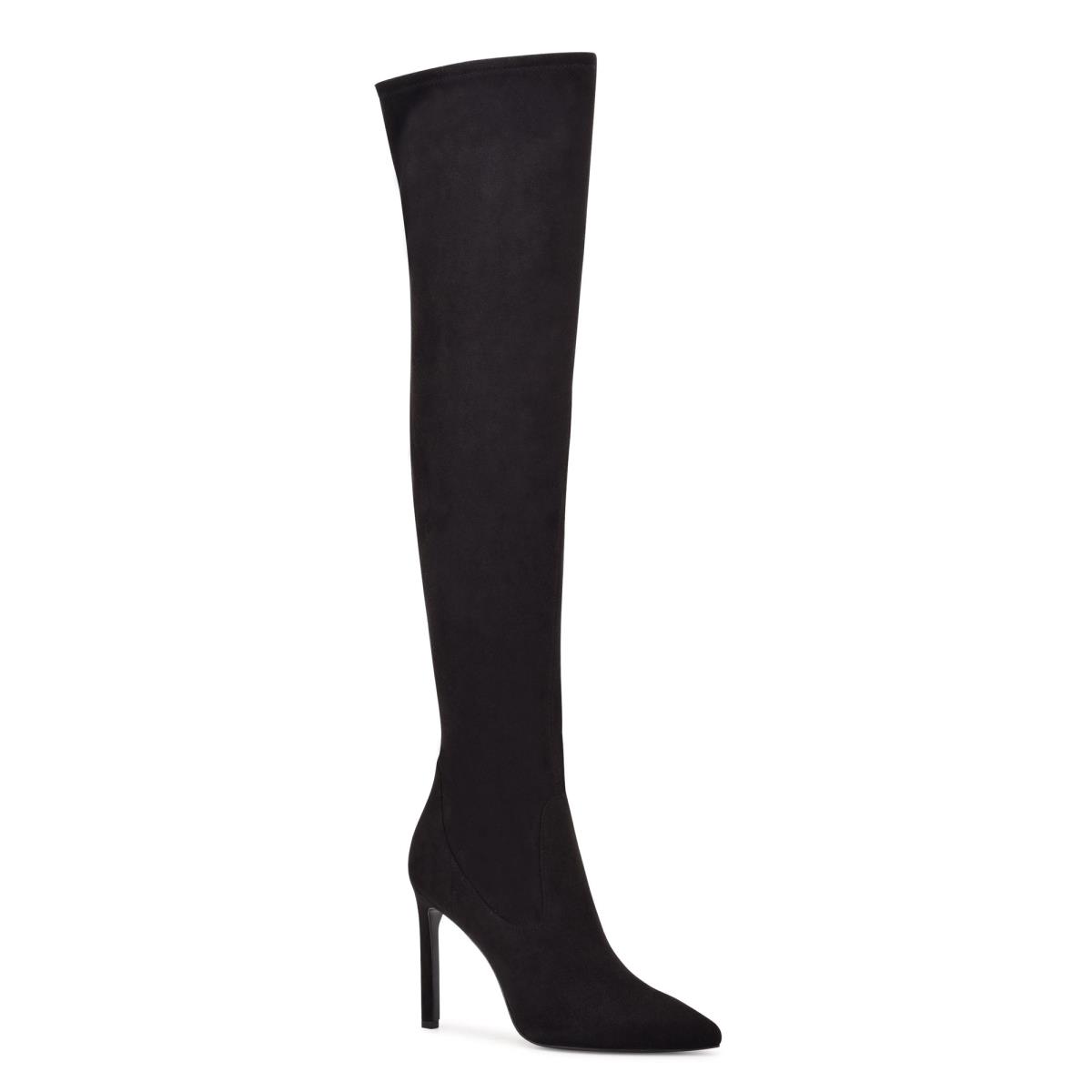 Dámské Boty Nine West Tacy Over The Knee Černé | 4628RUCMN