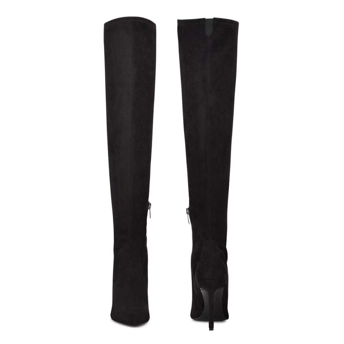 Dámské Boty Nine West Tacy Over The Knee Černé | 4628RUCMN