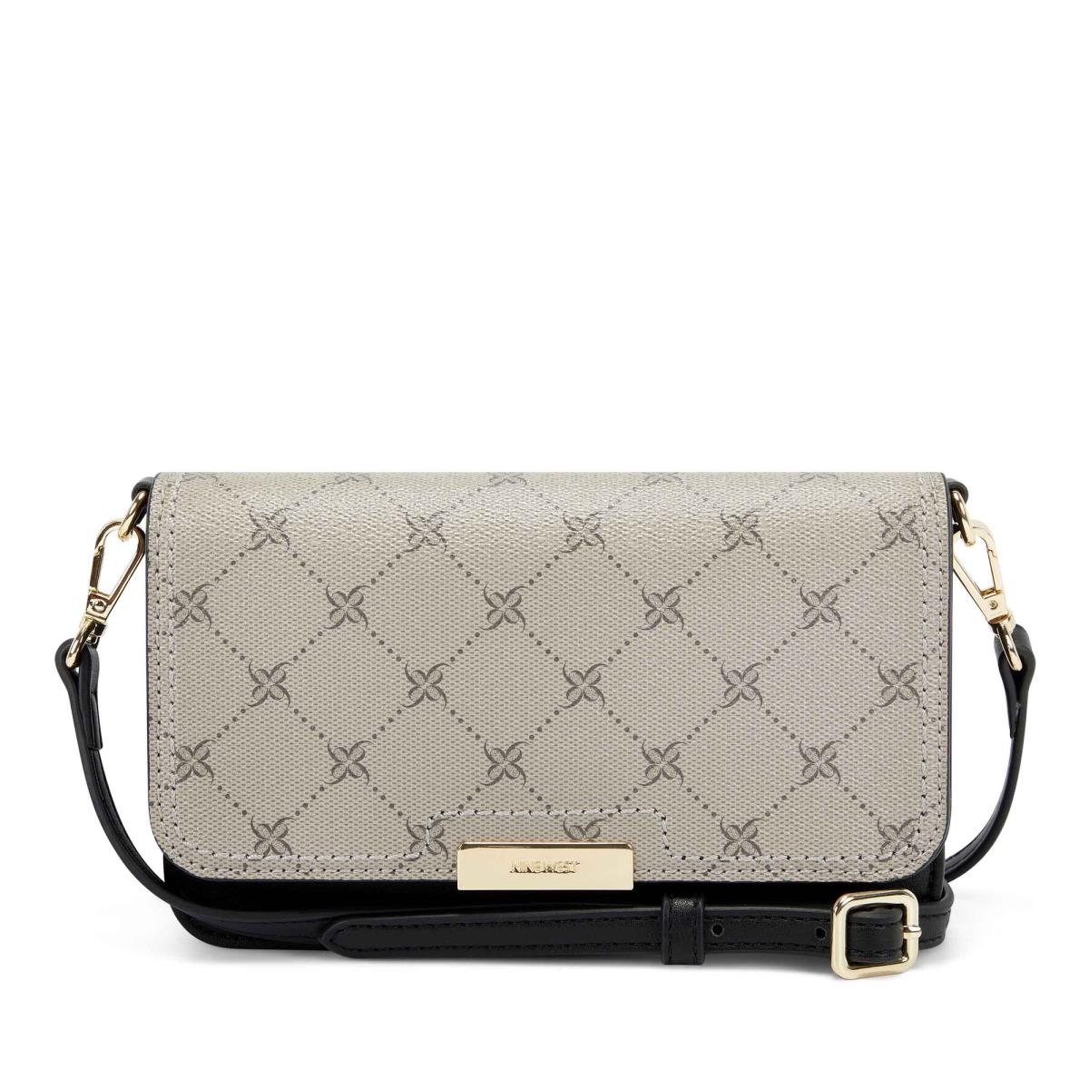 Dámské Crossbody Kabelky Nine West Lawson Wallet On A String Černé Bílé | 4831THGOQ