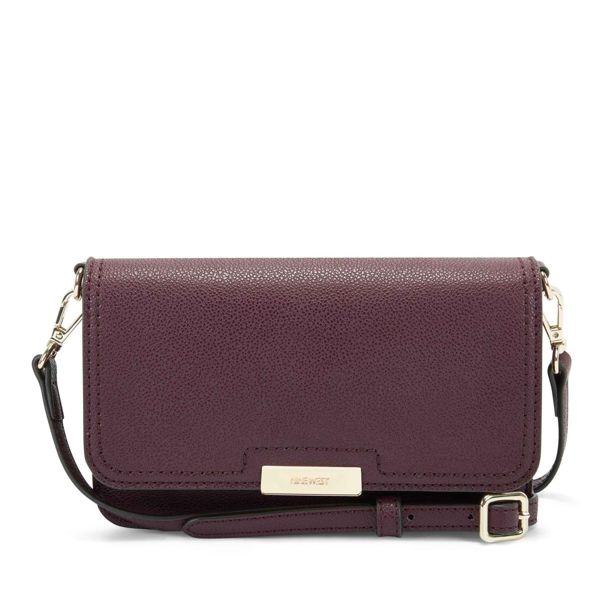 Dámské Crossbody Kabelky Nine West Lawson Wallet On A String Claret | 7238QHZGJ