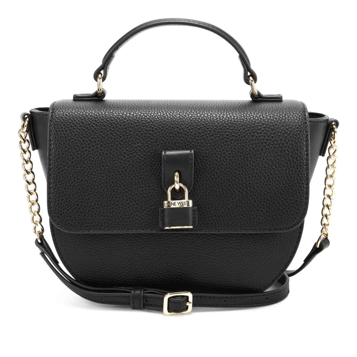 Dámské Crossbody Kabelky Nine West Nemi Top Handle Flap Černé | 1238HUWTY