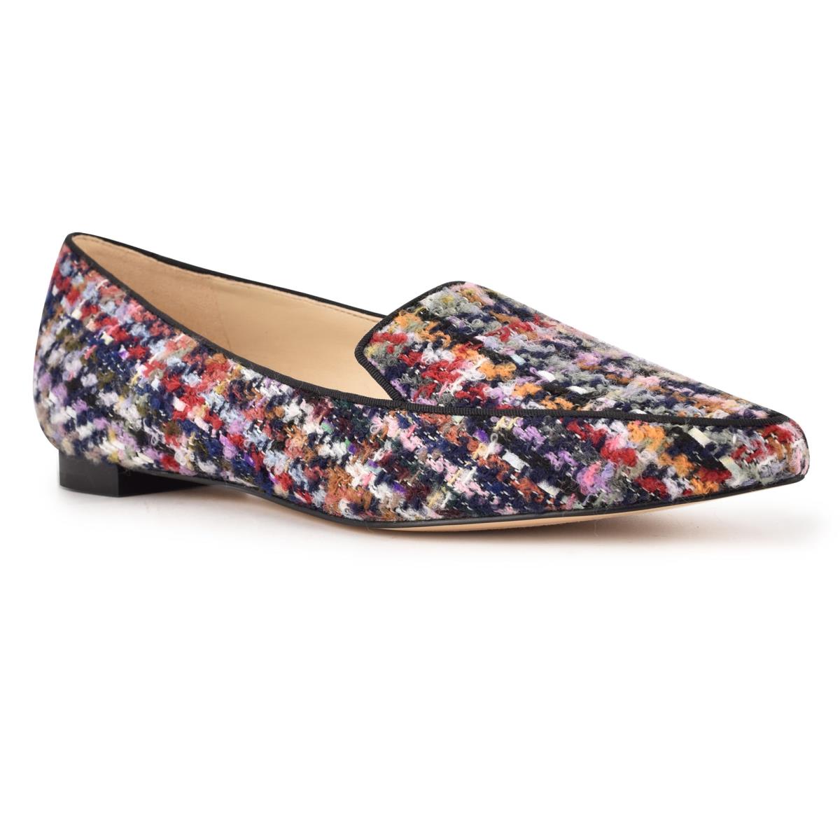 Dámské Flats Nine West Abay Smoking Blankyt Viacfarebný | 0671CDNTK