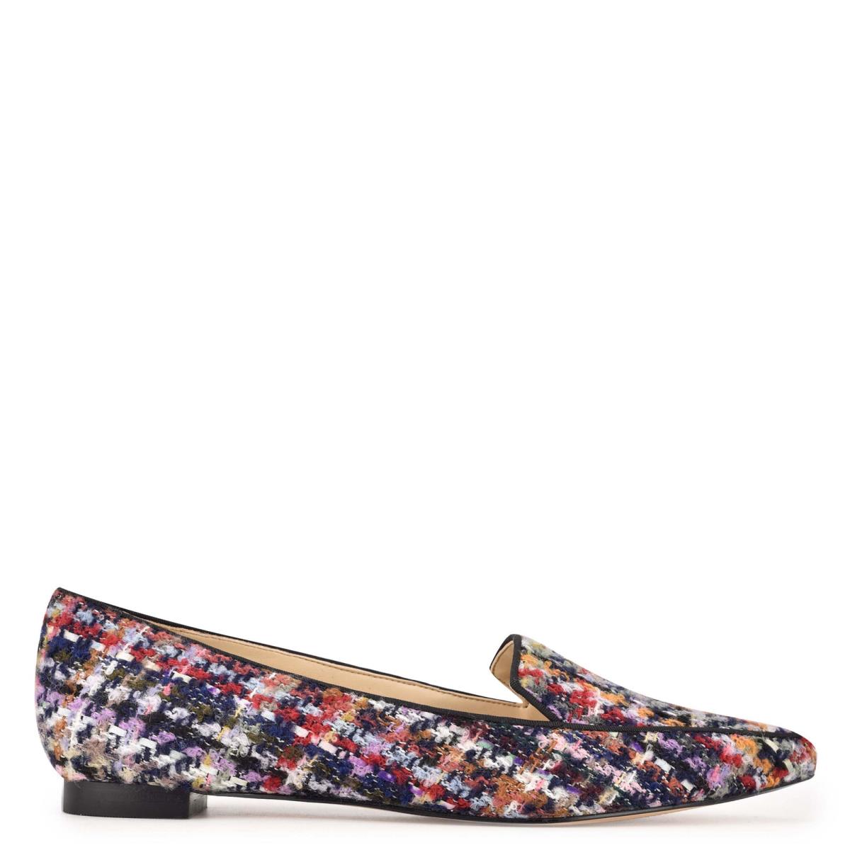 Dámské Flats Nine West Abay Smoking Blankyt Viacfarebný | 0671CDNTK