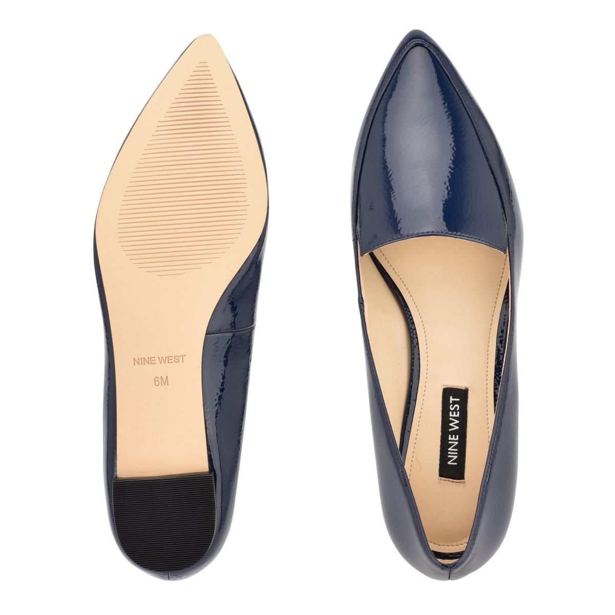 Dámské Flats Nine West Abay Smoking Blankyt | 6582DSOJX