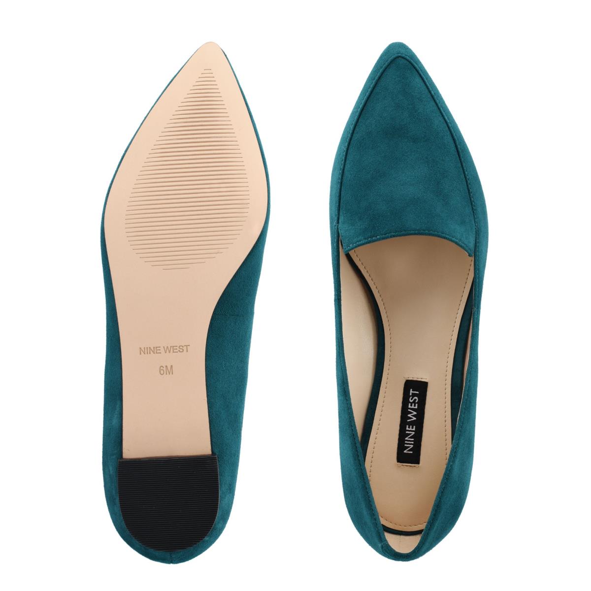 Dámské Flats Nine West Abay Smoking Tyrkysové | 8573ISMAY