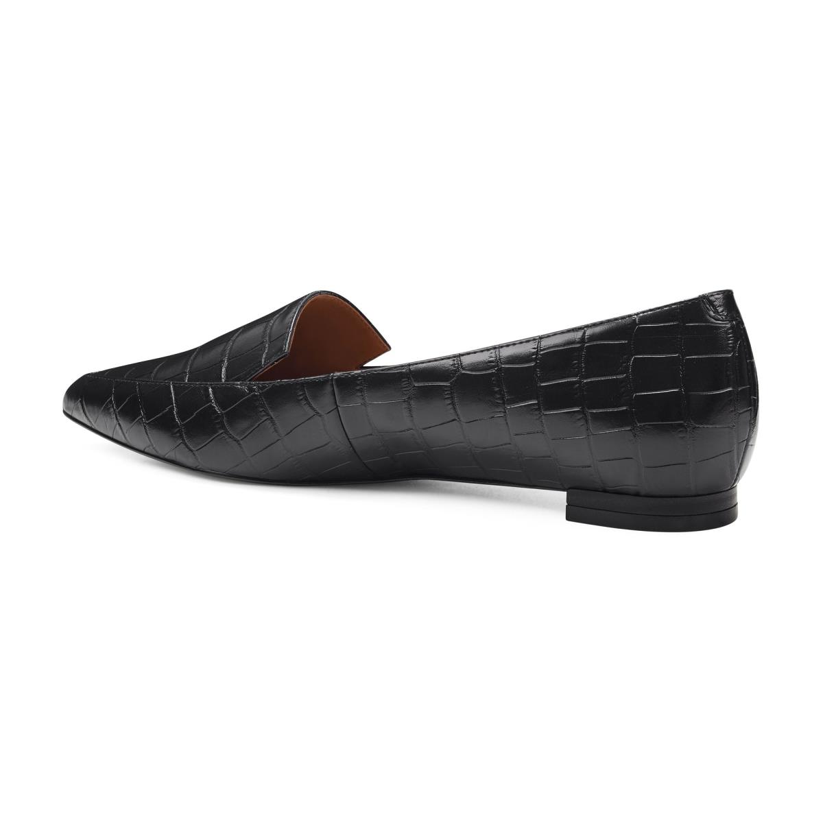 Dámské Flats Nine West Abay Smoking Černé | 4803IYZND