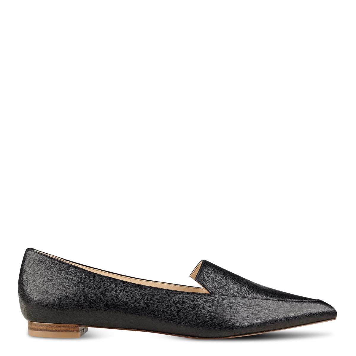 Dámské Flats Nine West Abay Smoking Černé | 6981JWCZK