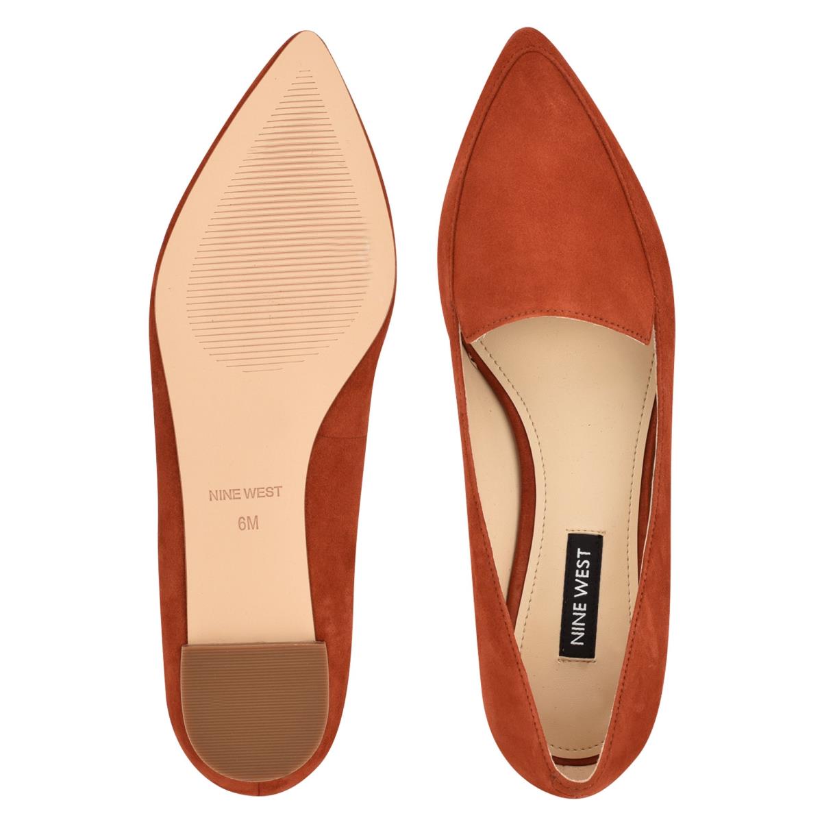 Dámské Flats Nine West Abay Smoking Červené | 1670PTMXJ