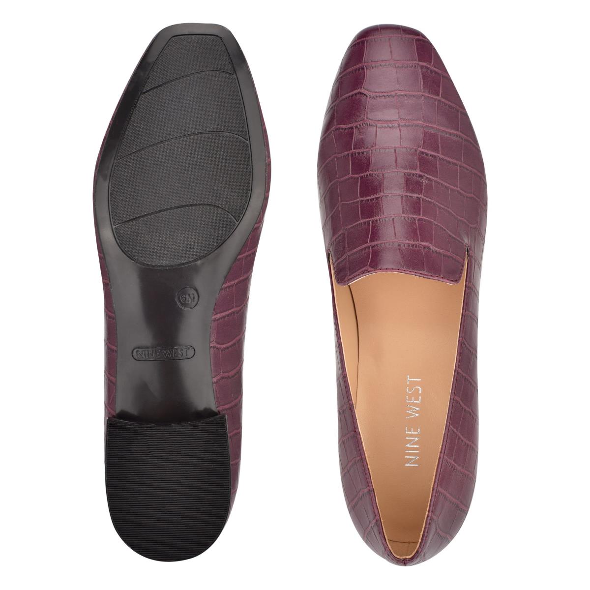 Dámské Flats Nine West Lisette Smoking Claret | 5281HIXWQ