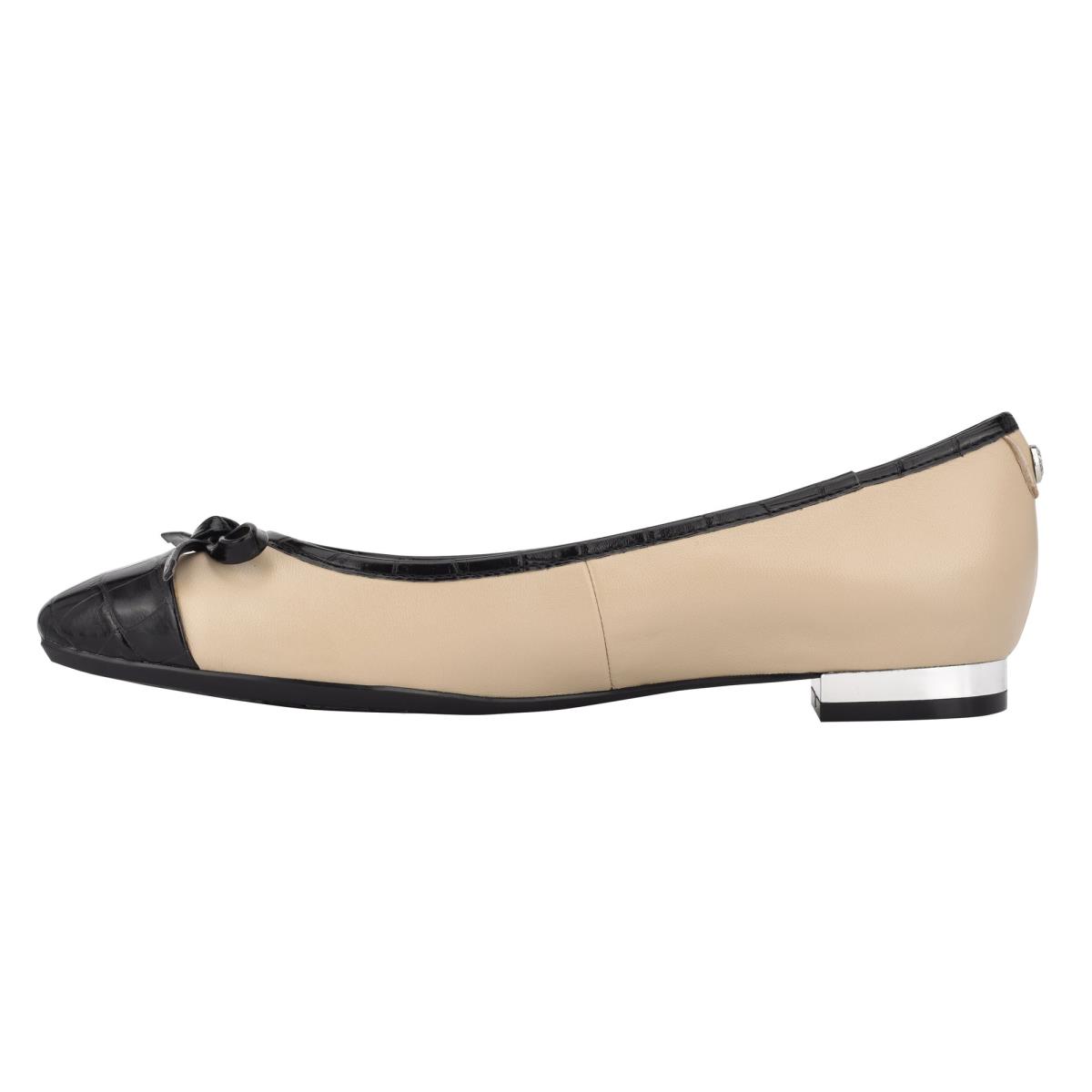 Dámské Flats Nine West Olly 9x9 Ballet Béžový Černé | 2879NOCRY