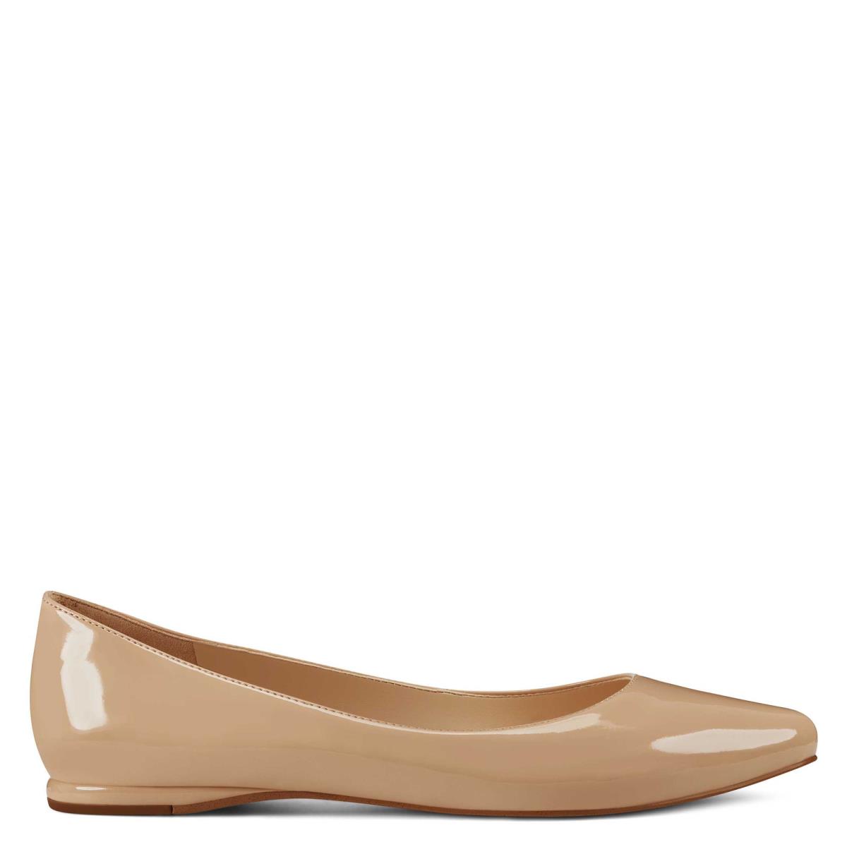 Dámské Flats Nine West Speakup Almond Špicí Světle Béžový | 0583JWQAO