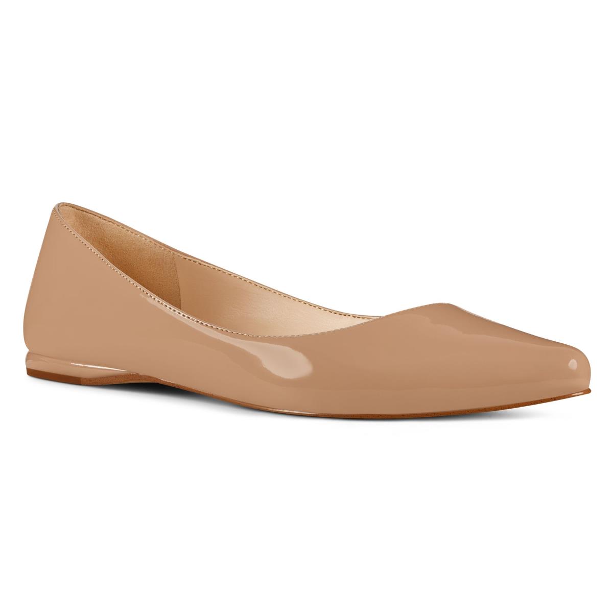 Dámské Flats Nine West Speakup Almond Špicí Šedé Hnědé | 5082MTDER