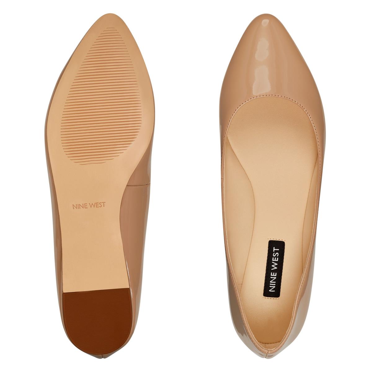 Dámské Flats Nine West Speakup Almond Špicí Šedé Hnědé | 5082MTDER