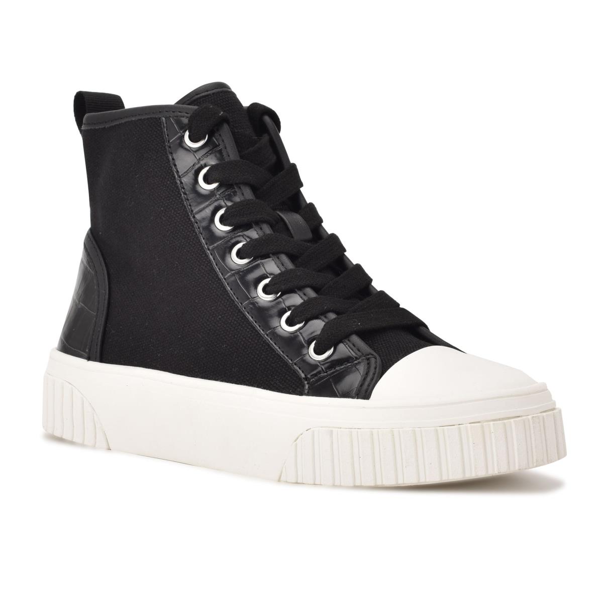 Dámské High Top Sneakers Nine West Dyiane Černé | 5479GFEXI