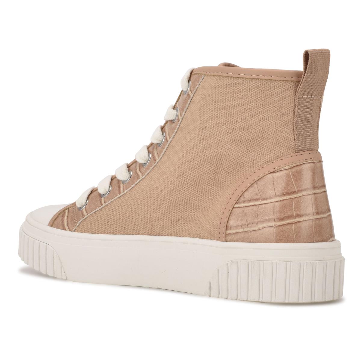 Dámské High Top Sneakers Nine West Dyiane Koralove Hnědé | 6734TUEPS