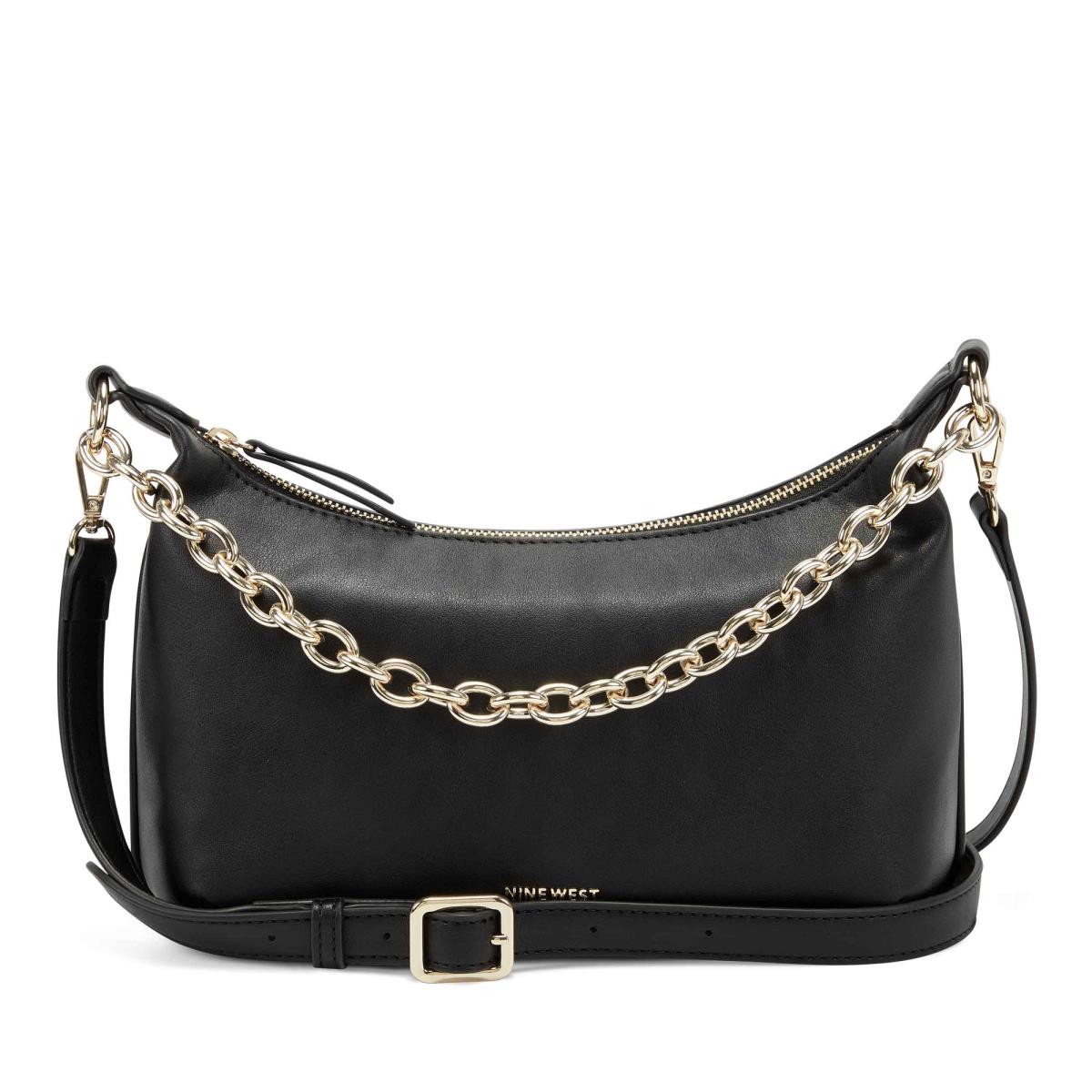 Dámské Kabelky Přes Rameno Nine West Ronnie Top Zip Shoulder Bag Černé | 1382DXJUG