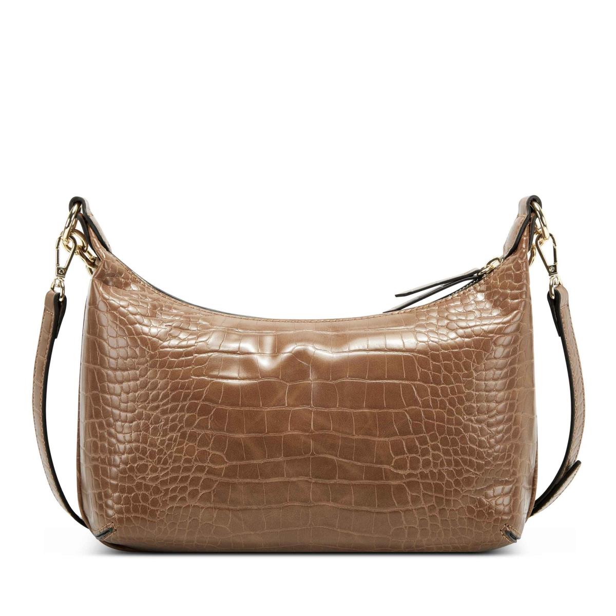 Dámské Kabelky Přes Rameno Nine West Ronnie Top Zip Shoulder Bag Hnědé | 6349VJOPY