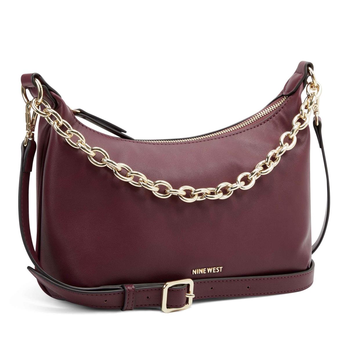 Dámské Kabelky Přes Rameno Nine West Ronnie Top Zip Shoulder Bag Claret | 6920CBPKJ