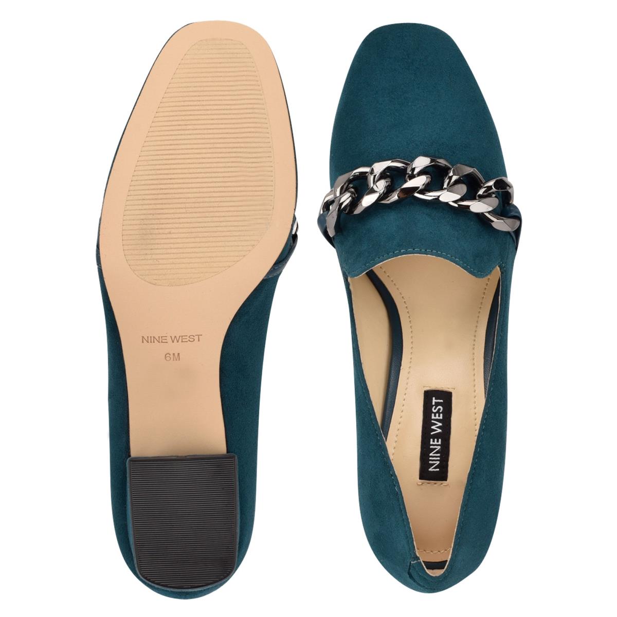 Dámské Loafers Nine West Remal Podpatku Tyrkysové Tyrkysové | 5473LZGXT