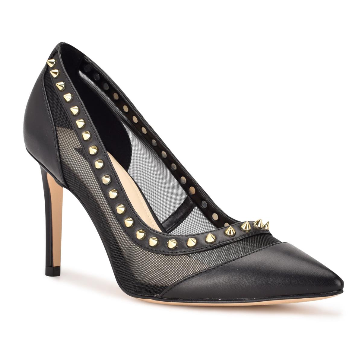 Dámské Lodičky Nine West Erian Pointy Špicí Černé | 5263LUWBO