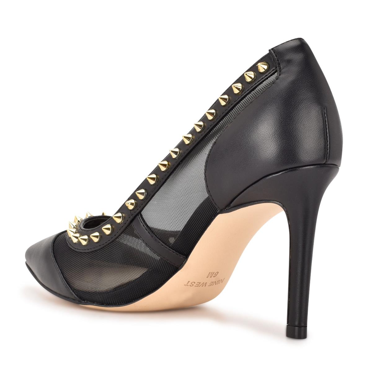 Dámské Lodičky Nine West Erian Pointy Špicí Černé | 5263LUWBO