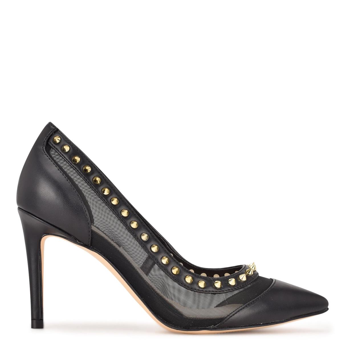 Dámské Lodičky Nine West Erian Pointy Špicí Černé | 5263LUWBO