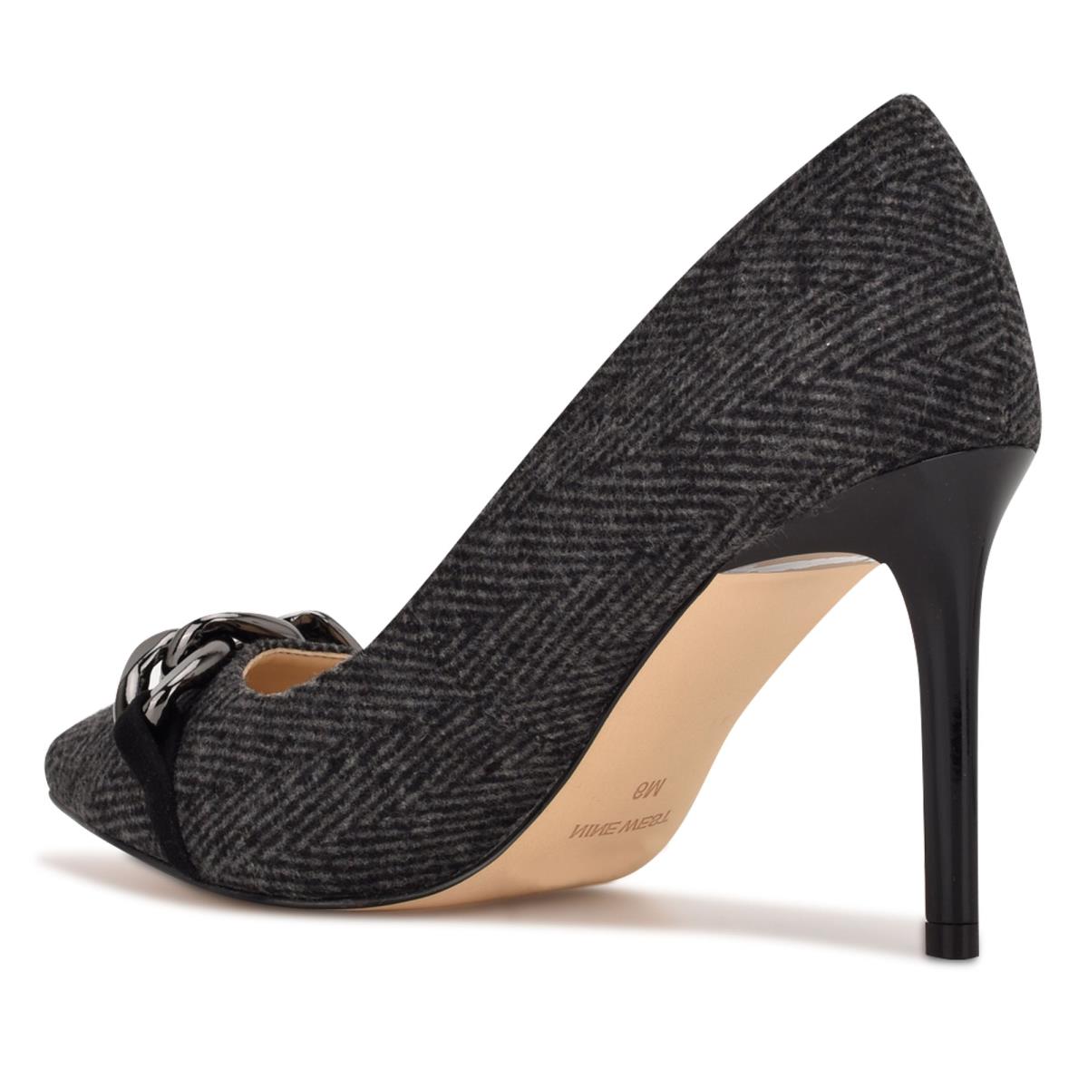 Dámské Lodičky Nine West Ezzie Pointy Špicí Šedé | 1072CEBKN