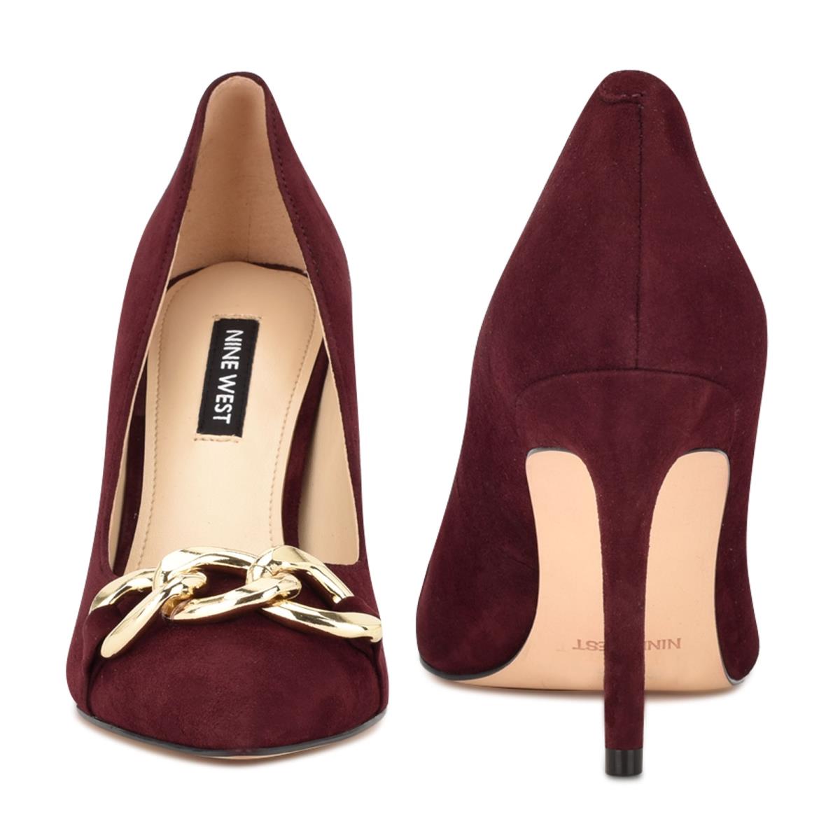 Dámské Lodičky Nine West Ezzie Pointy Špicí Vínové | 3681THJKD