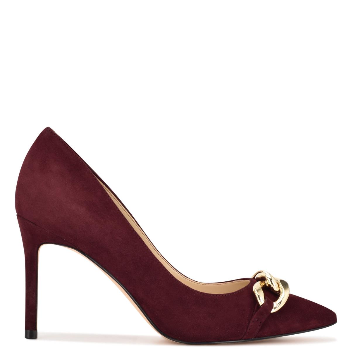 Dámské Lodičky Nine West Ezzie Pointy Špicí Vínové | 3681THJKD